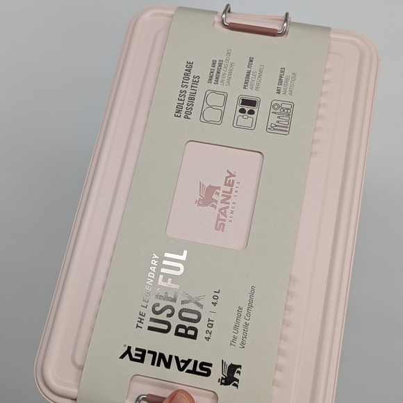NEW Classic Legendary Useful Box 4.3 QT Rose Quartz Pink lunch stainless steel - Picture 6 of 10